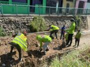 Limpian quebrada de La Soublette