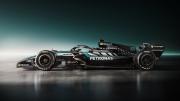 Así luce el nuevo monoplaza de Mercedes para este año