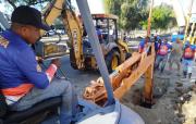 Sustituidas tuberías de aguas servidas en San Blas Casco Sur