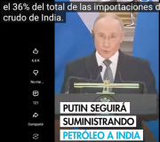 (VIDEO) Rusia continuará vendiendo petróleo a India, a pesar de la presión de EEUU