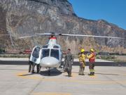 Operativo aéreo entre Conaf y Carabineros detectó quema ilegal en sector La Tapera