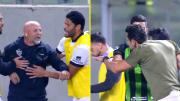 Video: El despectivo gesto que un entrenador rival le hizo a Jorge Sampaoli en el fútbol brasilero