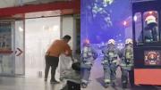Incendio en un reconocido supermercado en la Ciudad de Buenos Aires: tres personas debieron ser asistidas