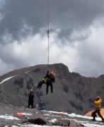 Rescataron a un turista brasileño con mal agudo de montaña a 6.000 metros en el Aconcagua