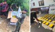 Detienen a un hombre que intentaba ingresar al país cargando un freezer sobre su espalda con 31 kilos de cocaína