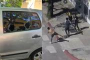 “¿Así que no querés pagar?”: limpiavidrios le destrozaron el auto a cascotazos