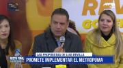 Candidato a la Gobernación propone Metro Puma y producción de carne en El Alto