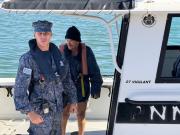 Turista argentino rescatado en el mar de Punta del Este: una noche a la deriva y la adrenalina al volver a la costa