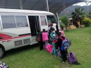 Caraparí: Alcaldía asegura uso del Transporte Escolar