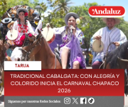 Tradicional Cabalgata: Con alegría y colorido inicia el carnaval Chapaco 2026