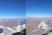 Video: así fue el rescate del cuerpo del andinista francés que murió en el Aconcagua