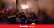 Incendio en el barrio San Benito