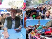 Paz participó en la Feria de la Alasita y anunció próximas “buenas noticias en dólares”