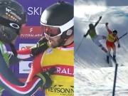 Bronca e insultos en la Copa del Mundo de Ski Cross de Suiza: sufrió una dura caída e increpó con todo al esquiador que se la provocó