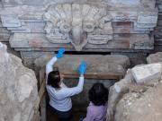 Hallaron una tumba zapoteca intacta de 1.400 años de antigüedad