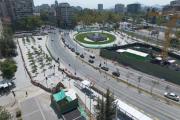 [Fotos] Enorme inversión: Remodelación del eje Plaza Italia-Baquedano entra en su fase final