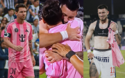 Es mi ídolo: Alan Cantero se quedó con la camiseta de Lionel Messi (VIDEO)