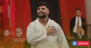 Rodrigo Rojas gana oro en Premier League de karate: venció en ajustada pelea a egipcio Mahmoud Taha
