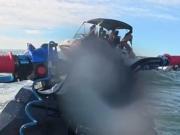 Dos argentinos en jet ski rescataron a una familia tras el vuelco de una lancha en Punta del Este