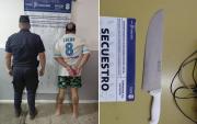 Noche de terror: agredió a su pareja, la amenazó con una cuchilla de carnicero y terminó preso en La Plata