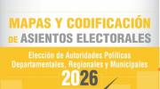 TSE publica mapas y listado oficial de asientos electorales para las subnacionales 2026