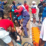 Motorizado falleció tras chocar contra una piedra