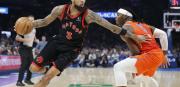 Raptors superó a Thunder que cae por segundo juego consecutivo