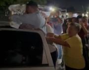 La llegada a Maracaibo del estudiante excarcelado Franco Pérez