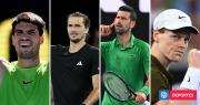 Australian Open ya tiene sus cuartos de final: Alcaraz, Zverev, Djokovic y Sinner van por la gloria