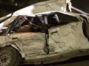 Volvían de pasar el día en un parque acuático y al ingresar a la ruta 5 los chocó un camión: cuatro muertos