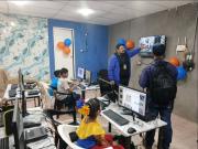 Inauguran sala de usos múltiples para robótica y telemática en La Manguita