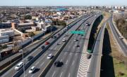 Después de años de espera, realizan una obra clave en la autopista Buenos Aires-La Plata