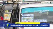 Choferes y autoridades buscan definir precio del pasaje estudiantil en La Paz