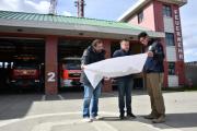 Inician obras de mejoramiento en la Tercera Compañía de Bomberos de Punta Arenas