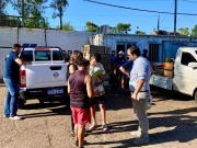 El Gobierno de Salto brindó apoyo a trabajadores afectados por el incendio en el Mercado Regional