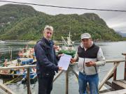 Entregan dos áreas de manejo de recursos bentónicos a agrupaciones de pesca de la región