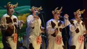 Apareció el primer cuplé del carnaval sobre Conexión Ganadera: cantaron las vacas de la murga Gente Grande