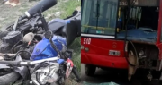 No llevaban casco: padre, hija y nieto iban en moto y murieron al chocar contra un colectivo