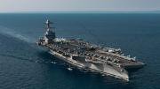 El portaaviones estadounidense USS Gerald Ford se adentra nuevamente en el mar Caribe