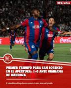 San Lorenzo sacó pecho en Mendoza