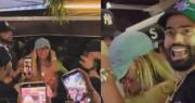 Video: Karol G, Arcángel y Ryan Castro comparten con fans en una noche de rumba