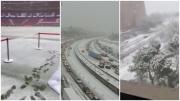 Madrid se cubre de blanco: Los impactantes videos de la sorpresiva nevada que se registró este 28Ene
