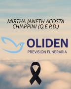 MIRTHA JANETH ACOSTA CHIAPPINI (Q.E.P.D.) ‣ El Pueblo Digital Uruguay