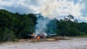 FANB inutilizó tres aeronaves del narcotráfico en el estado Amazonas