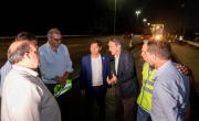 Kicillof supervisó el inicio de una obra clave en la autopista Buenos Aires