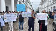 Capital cruceña: Salud intensifica protesta y denuncia incumplimiento de plazos de las autoridades