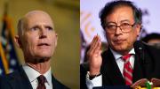 El dardo que lanzó Rick Scott contra el narcotraficante horrible Petro, a pocos días de que se reúna con Trump