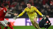 Locura en Champions League: el gol agónico del arquero del Benfica contra el Real Madrid para avanzar de ronda