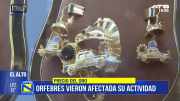 Subida del precio del oro afecta a joyeros en El Alto