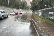 Av. Occidental, cerrada en Quito por acumulación de agua este miércoles 28 de enero